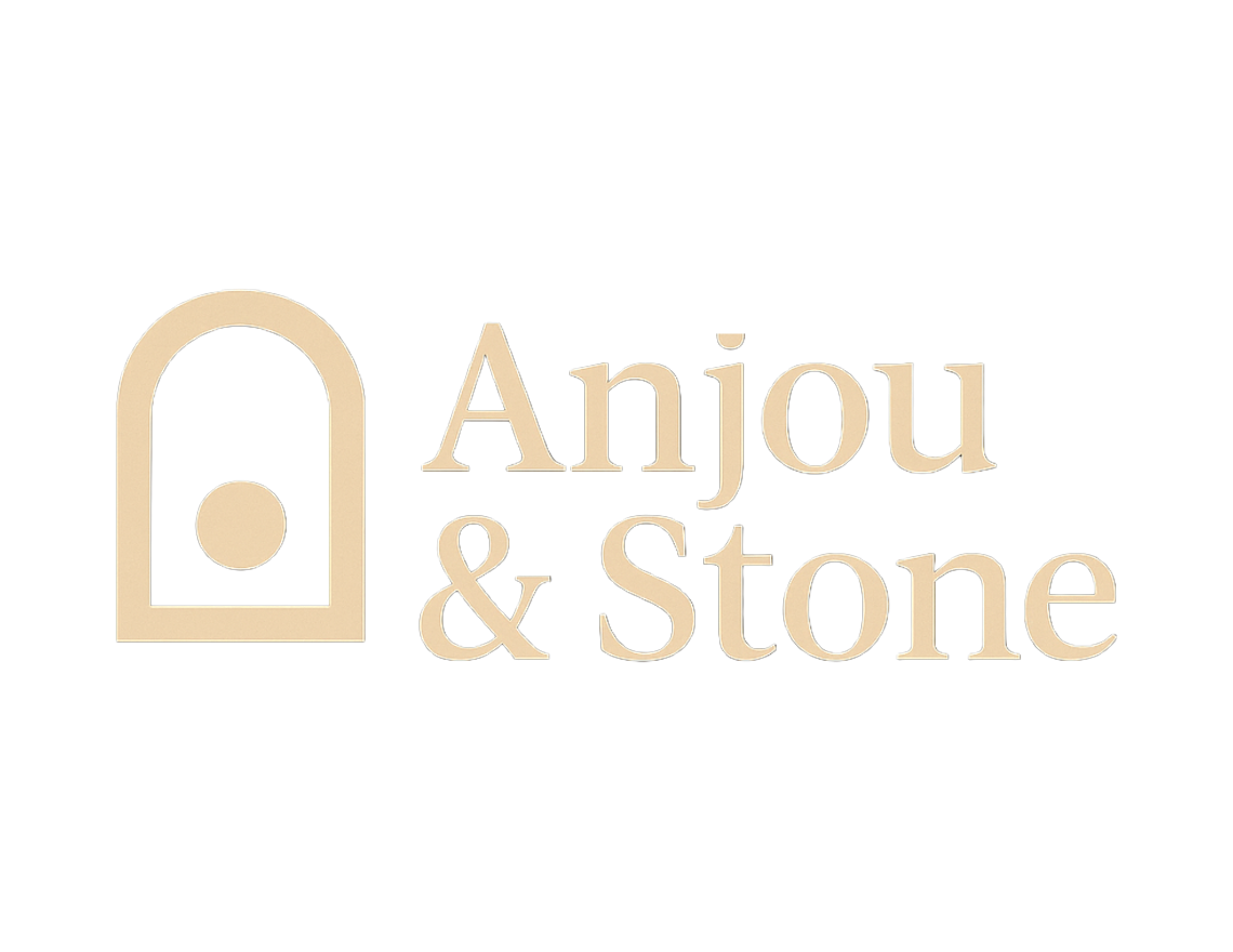 anjou and stone logo light